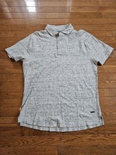 Rodd Gunn Polo Shirt Mens L Large Gray Sports Fit Short Sleeve Collared Golf