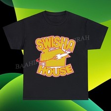New SWISHA HOUSE Logo American Funny T-Shirt Size S to 5XL