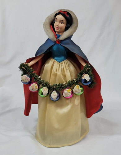 Vtg Telco Animated Musical Disney's Snow White Wind Up Christmas 15" Doll Figure - 第 1/9 張圖片