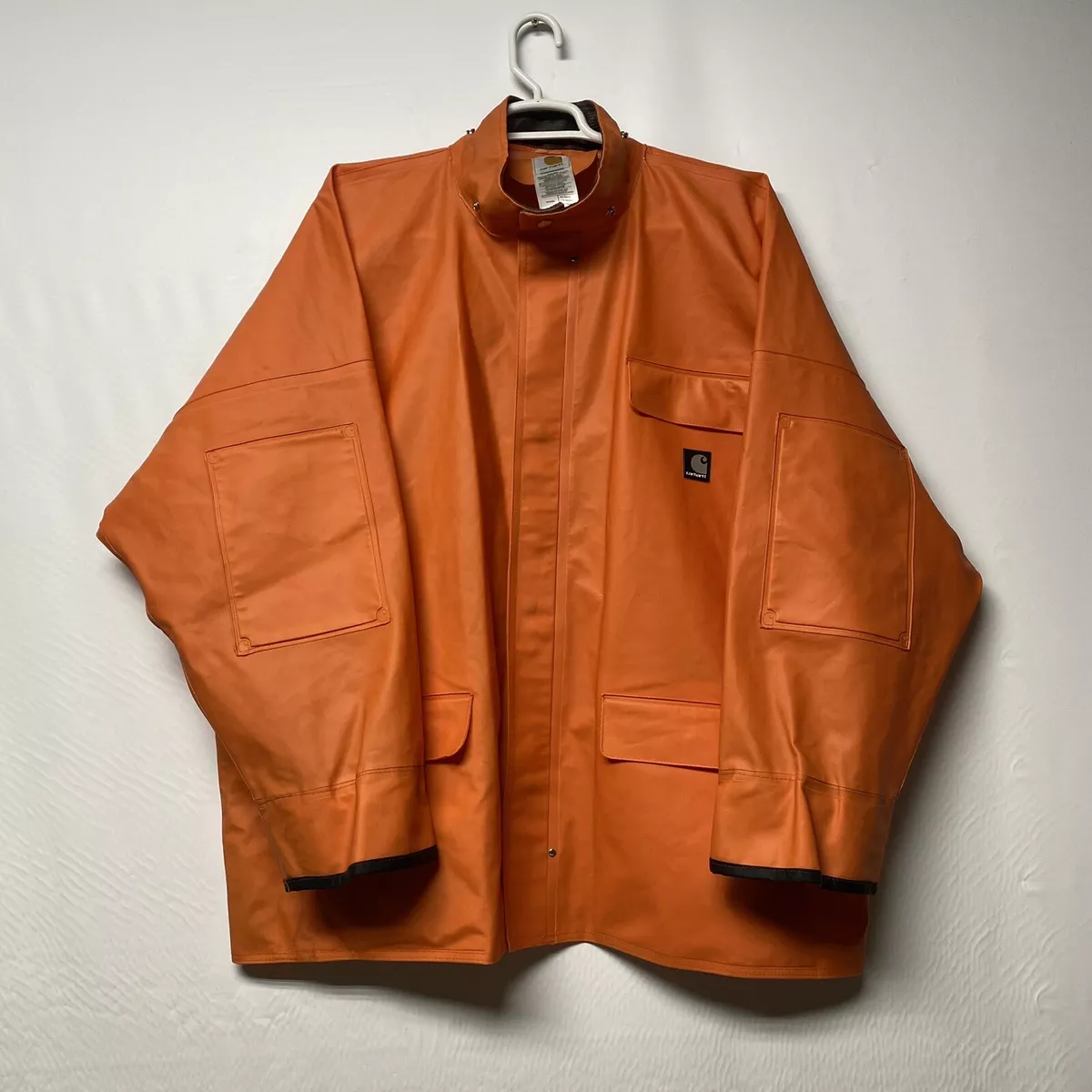Carhartt rain cheap jacket orange