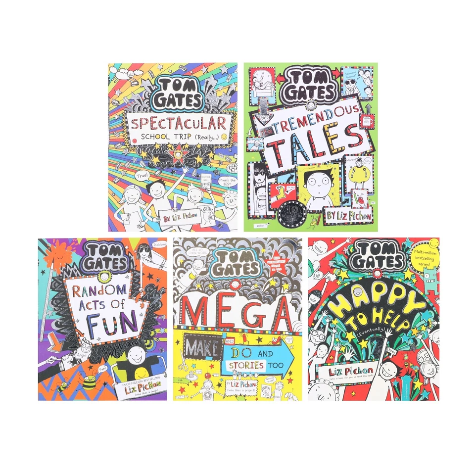 Tom Gates Series By Liz Pichon 5 Books Set (16 to 20) - Ages 7-12 - Paperback - Image 2 of 4