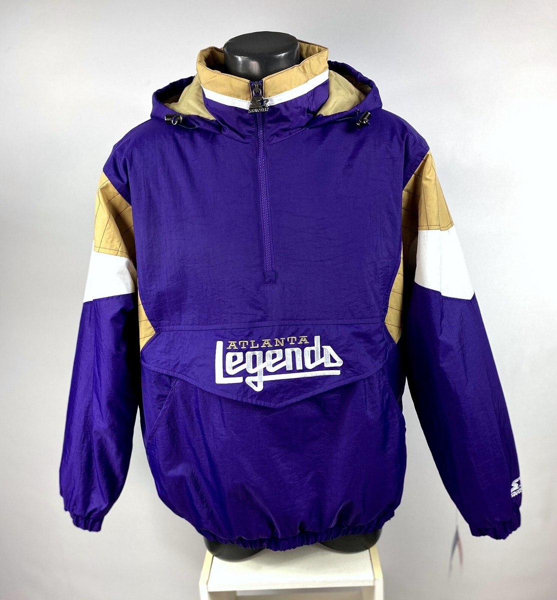 AAF Football League ATLANTA LEGENDS Starter Hooded Half Zip