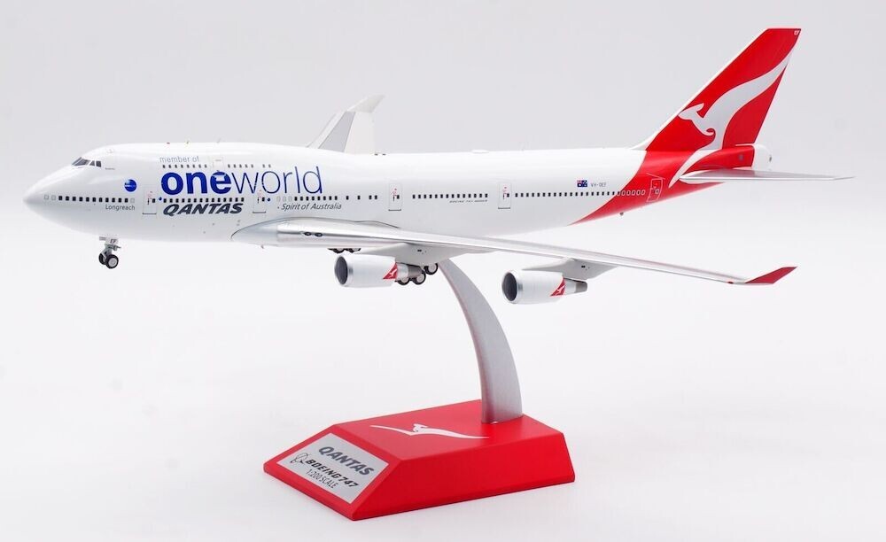 InFlight 1/200 IF744QA0523 Boeing 747-400 Qantas Oneworld VH-OEF