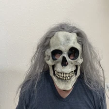 Vintage 1996 The paper magic group Skull With hair.  good  Condition