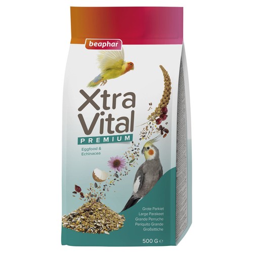 Beaphar Xtravital Grande Perruche 500 G pour Oiseaux, Neuf - Zdjęcie 1 z 4