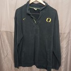 Oregon Ducks Nike Team 1/4 Zip Pullover Jacket Coat Men'S Sz L Ncaa Football