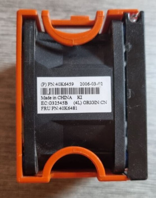 IBM FRU PN:40K6481 Server Chassis Cooling Fan Gehäuse-Lüfter 40K6459  EC:G32545B