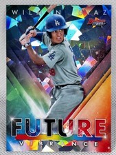 2021 Bowman's Best BFV-20 Wilman Diaz Future Vibrance Atomic Refractor Dodgers