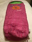 Child’s BARBIE Sleeping Bag By Avon - Plaid - Pink, Purple. Blue, Orange