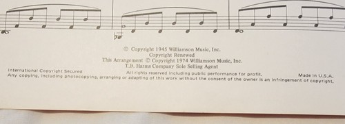 YOU'LL NEVER WALK ALONE Sheet Music Vintage 1947 Broadway Musical Carousel Song - Picture 2 of 5