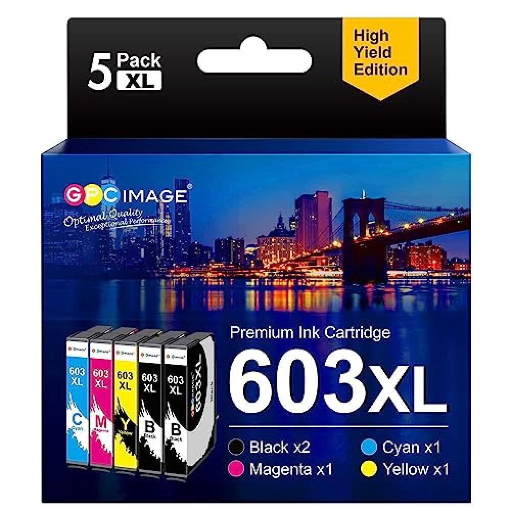 (TG. 2 Schwarz/1 Cyan/1 Magenta/1 Gelb) GPC Image 603XL Cartucce di ricambio per