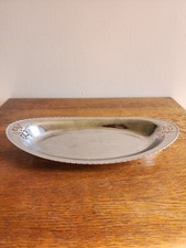 Krome Kraft Farber Bros Oval Bread Tray with Pierced Scrolled Rim — listing 5