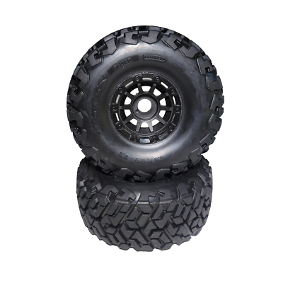 Fits Traxxas Maxx Slash Belted Tires w/ Black 17mm Wheels Short