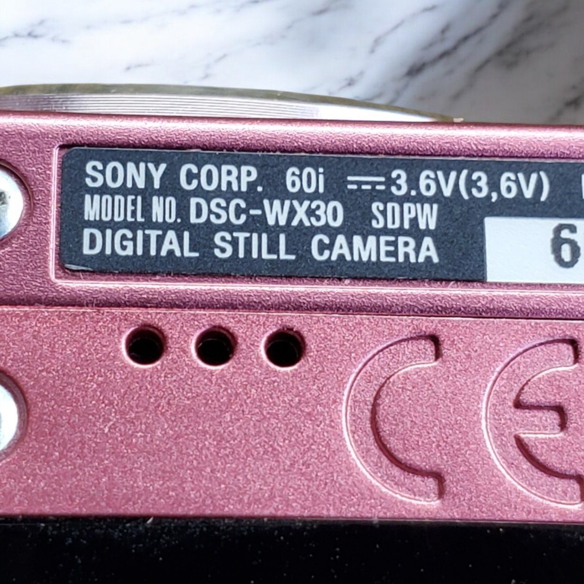 SONY Cyber shot DSC-WX30 Pink Digital Camera 16.8MP 5.0x Optical