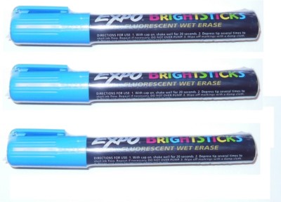 3 Expo Dry Erase Bright Stick Markers, Factory Sealed Markers, Brand New
