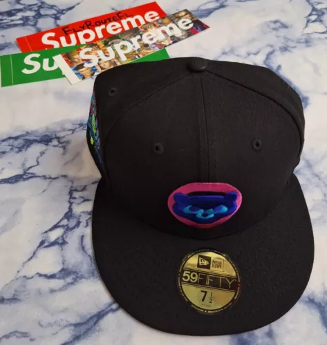 Hat Club New Era 59Fifty Chicago Cubs Cyberpunks 7 1/2 Black 1990 All Star Hat
