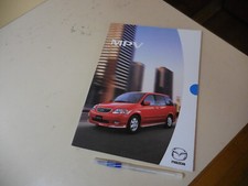 Mazda MPV Japanese Brochure 2001/10 LWEW LW5W FS GY