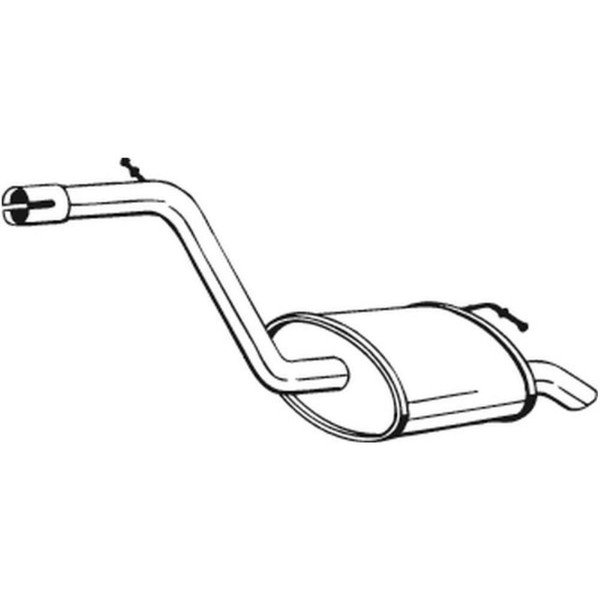 Bosal EndschalldäMpfer SchalldäMpfer FüR Ford Mondeo Iii Turnier 154-187-image