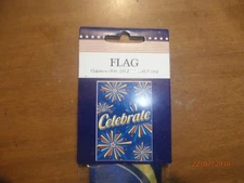 Patriotic Celebrate Star Fireworks Decorative Garden Flag  12.5 in. X 18 in. New