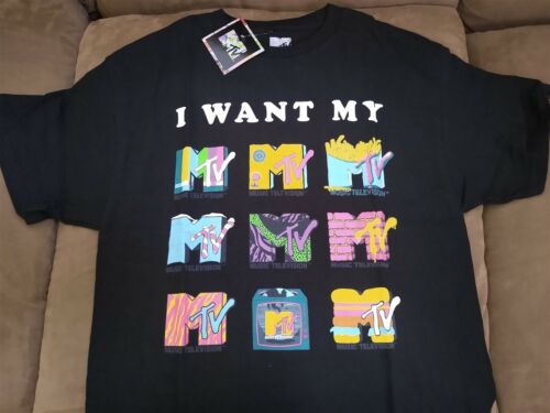 MTV MUSIC TV - 2021 I Want My MTV Retro T-Shirt ~ S M L XL XXL - Bild 2 von 2