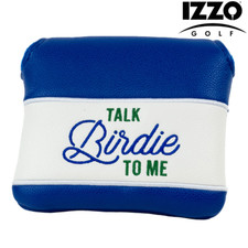 IZZO GOLF IN YOUR FACE TALK BIRDIE TO ME MALLET COVER / PU LEATHER PUTTER COVER