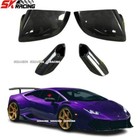 For Lamborghini Huracan LP580/610 Dry Carbon Fiber Side Mirror Cover Cap Replace