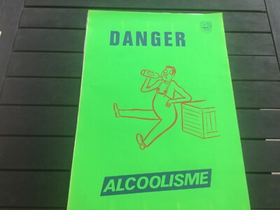 Aufklärungsaktion von ainf Plakaten GEFAHR ALKOHOLISMUS Nr. 983