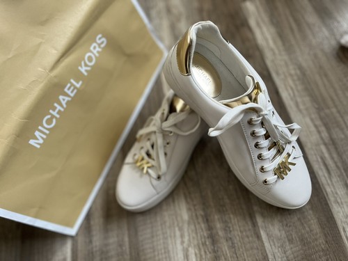 Modischer weisser Sneaker von Michael Kors Gr. 38 Wie neu top aktuell - Bild 8 von 9