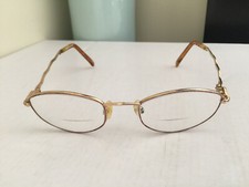 Vintage Zyloware Eyeglasses Gold Frame Size 51 20 135mm