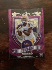 2021 Prizm Draft Picks TERRACE MARSHALL JR. Crusade Purple Wave Prizm #180