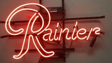 US STOCK 20"x12" Rainier Beer Bar Neon Sign Light Lamp Cave Decor