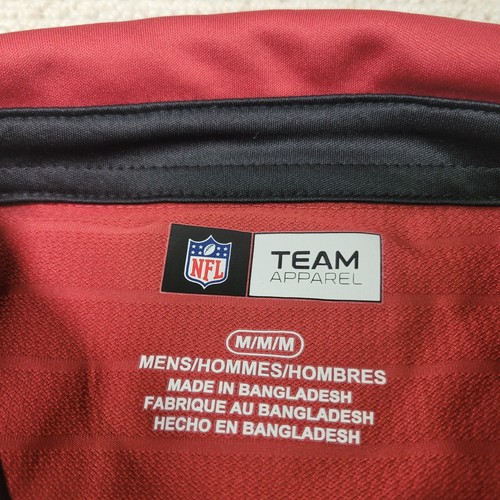 Arizona Cardinals Shirt Mens Medium Red NFL Team Football Apparel Polo SS - Foto 5 di 10