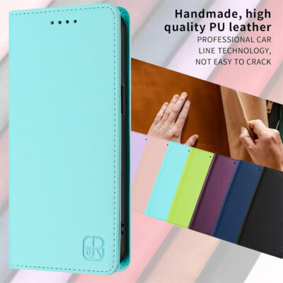 Flip Leder Handy Hülle für Samsung S25 S24 S23 S22 S21 S20 Magnet Wallet Cover