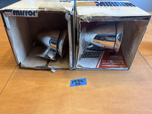 Vintage Roberk 360 Sport Racing Mirrors NOS New In Box Never Installed