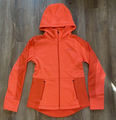 orange under armour jacket