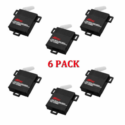 Hitec HS-125MG Slim MG Wing RC Airplane Glider Servo HS125MG / HS125-MG 6 Pack