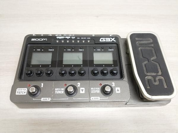 Zoom G3X Multi-Effects Guitar Effect Pedal Used with Box F/S