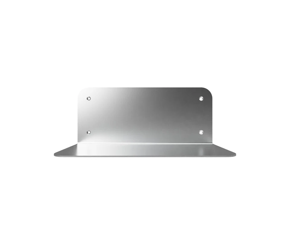 Mensola da parete - Materiale: Alluminio anodizzato - spessore: 5mm - 25x25x50 - Immagine 3 di 4