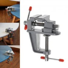 Heavy Duty Work Bench Vice Engineer Jaw Swivel Base Workshop Press Vise Clamp