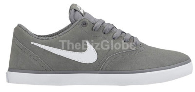 Nike 843896-003 Unisex SB Check Solar Canvas Shoes Cool Grey/White-Black |  eBay