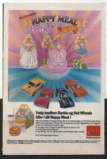 McDONALD'S HAPPY MEAL # 2-1249 # AN OLD ADVERTISING FROM A DONALD DUCK MAGASINE.