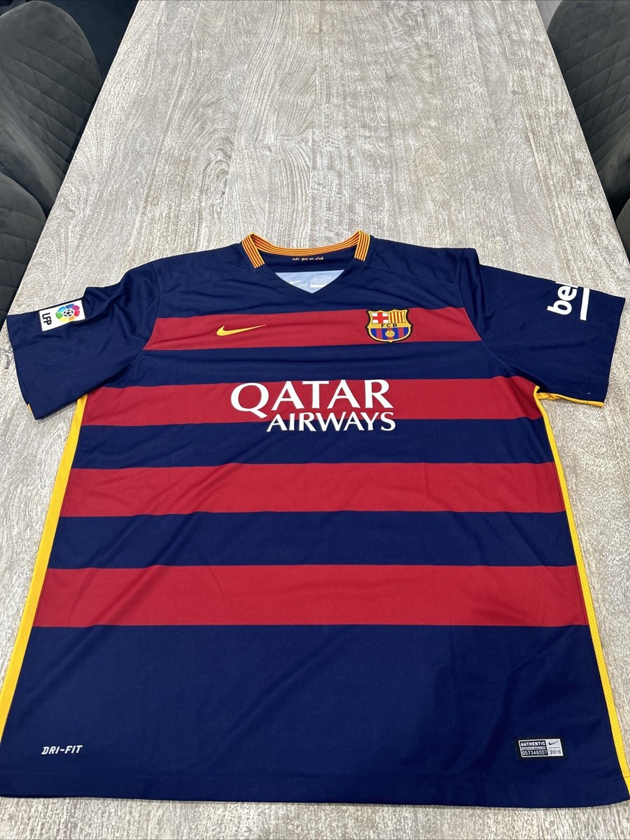 Jordan Qatar Airways ジャージ Lサイズ ネイビー BARCELONA FCB QATAR AIRWAYS ZIP UP SOCCER JACKET HOODIE SCOTT