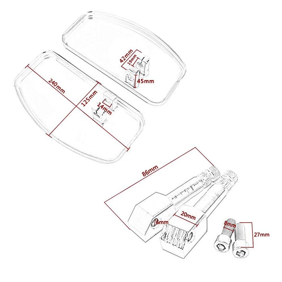 Driver Floorboards for Triumph America / Speedmaster FB2 black eBay