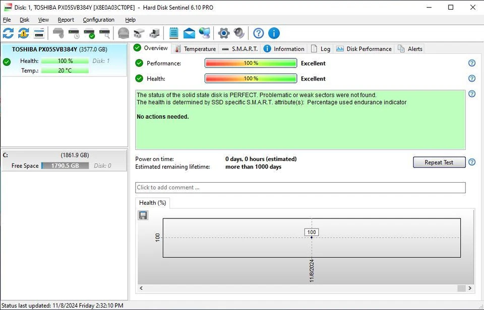 03DDFT Dell 3.84TB 2.5" SAS SFF 12G MU SSD Server Solid State Drive - Image 2 of 2
