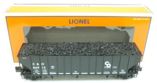 Tolva abierta Lionel 6-27165 O C&O 3 bahías #86912 LN/caja | Zustand: Used