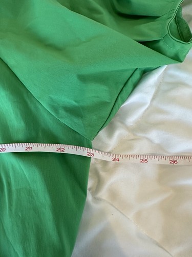 Alex Marie BRR Collection Everly V Neck Puff Sleeve Green Midi Dress Size Large - Bild 7 von 15