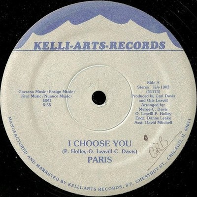 Paris (6) - I Choose You / Punkin Funkin - 12''