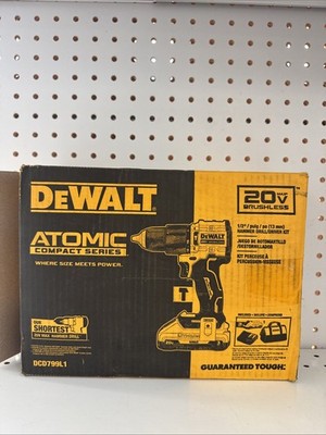 DEWALT ATOMIC 20V 1/2 in. Compact Series  Drill  Battery, Charger & Bag