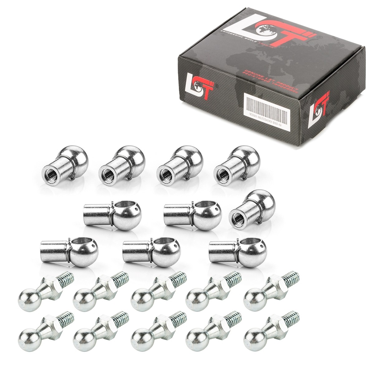 10x Set Ball Joint Pin Socket M6 10mm Ball Head DIN71803 DIN71805 for SKODA