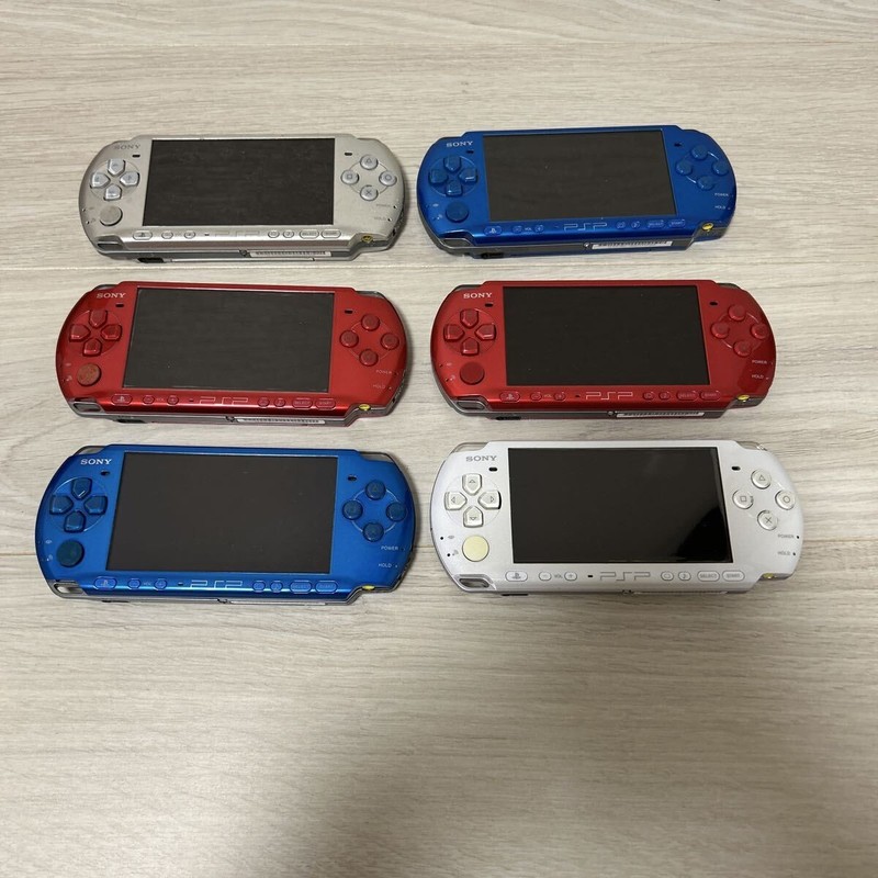 SONY PSP-3000 Portable Game Console Retro Games Set of 6